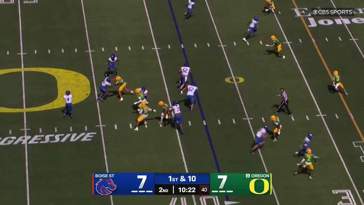 SIRES GAINES! Truck stick and a touchdown for Boise State!