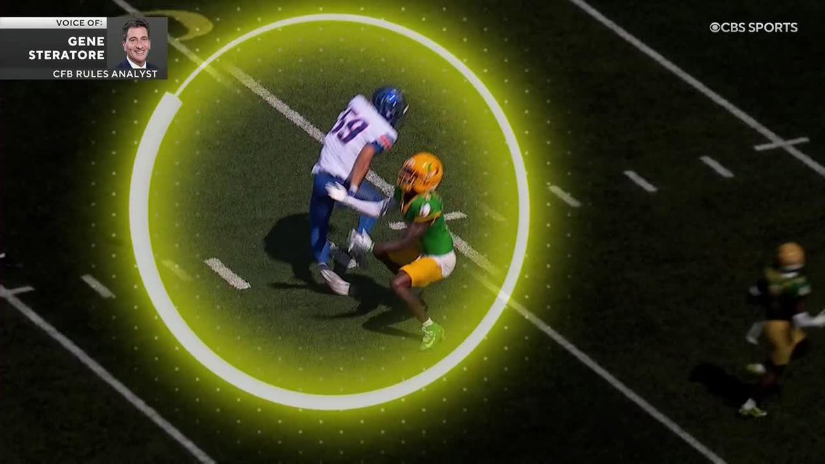 Was there a penalty on this play that resulted in a Boise State recovery? Gene Steratore says he would've supported a flag for interference on this punt.