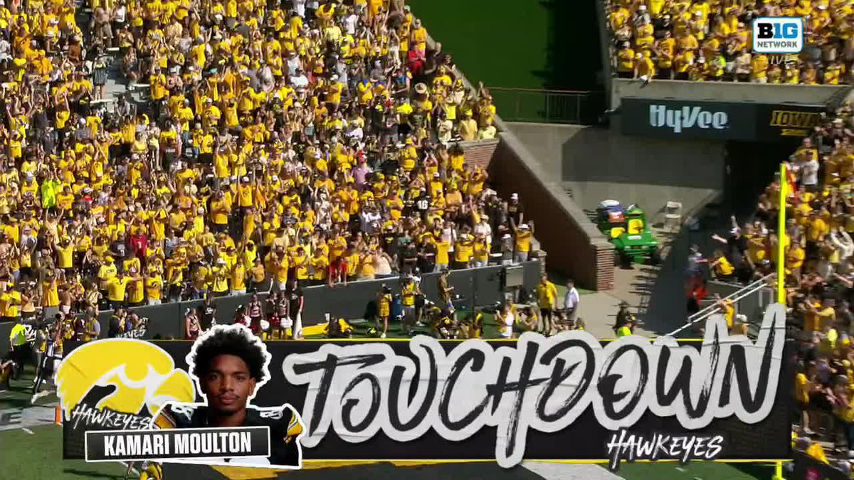 Another one for KM28. Kamari Hulk Moulton x #Hawkeyes 📺: Big Ten Network