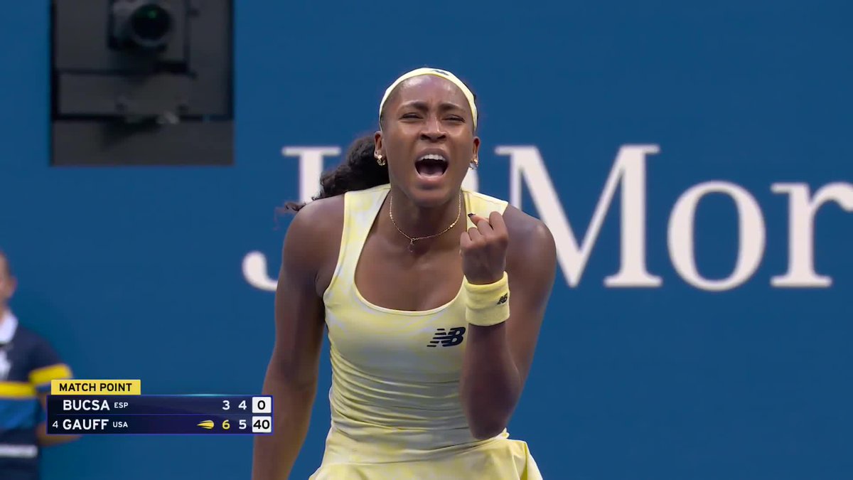 Locked in 🔒 Coco Gauff is yet to drop a set coming into the US Open second week!