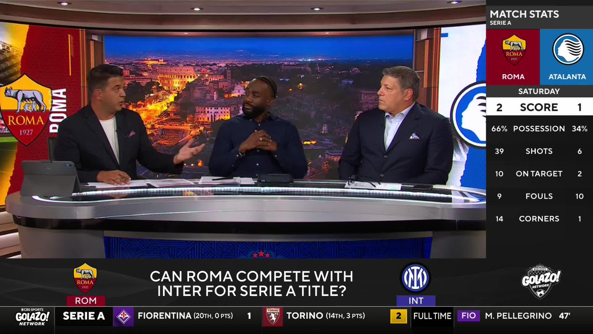 “The connection with the head coach is there, they believe.” 🙌 JayDee Dyer thinks Roma have built a squad capable of challenging Inter for the Scudetto this year 💪 Watch Serie A on Paramount+ 📺