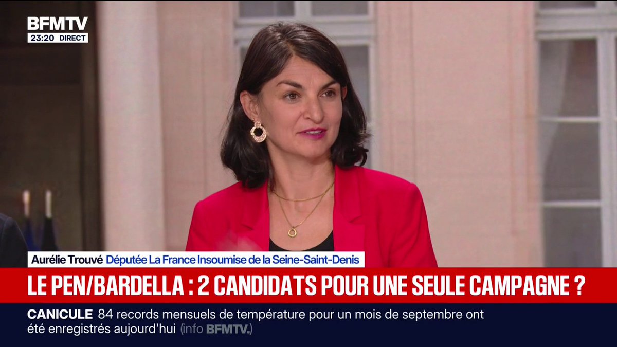 Présidentielle: "On a toujours dit la même chose: nous abrogerons la retraite à 64 ans ", déclare Aurélie Trouvé, députée LFI