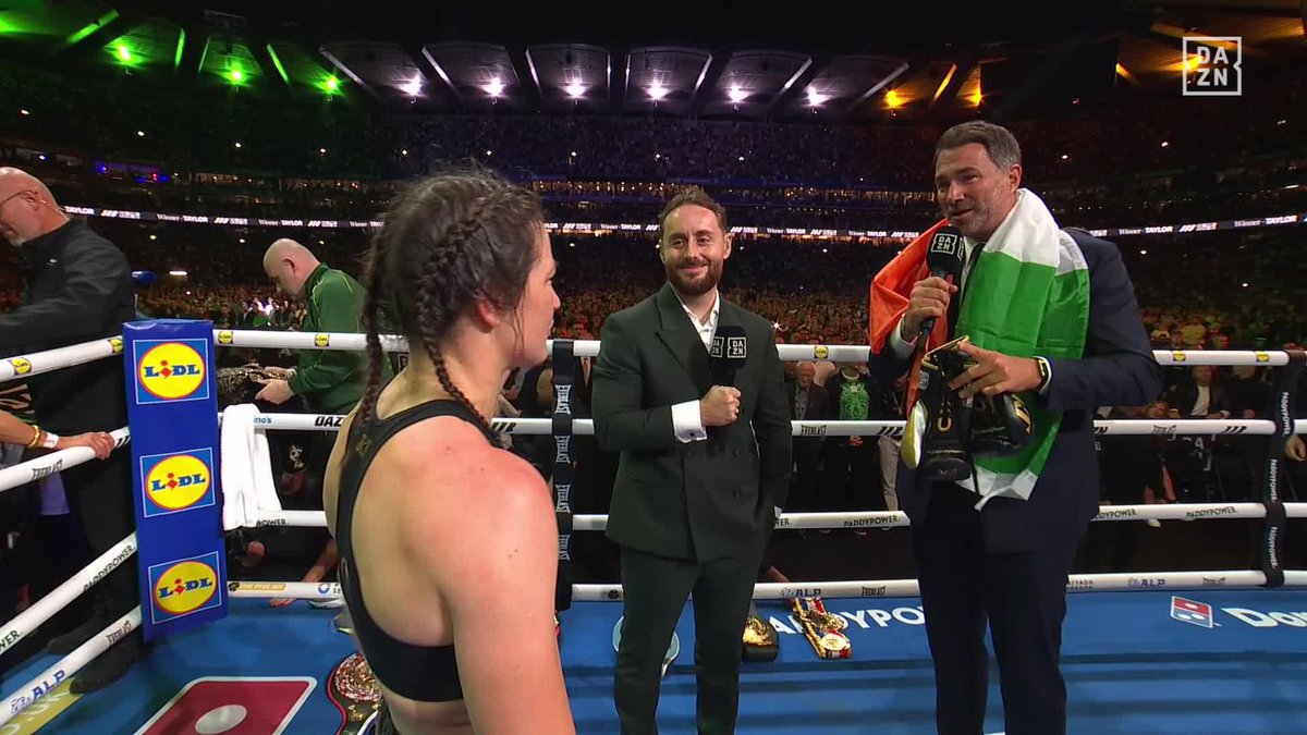 Eddie Hearn pays his respects to one of the greatest fighter's he's ever promoted 🤝 #TaylorPili