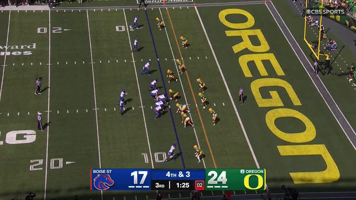 BOISE GOES FOR IT ON 4TH DOWN AND SCORES!