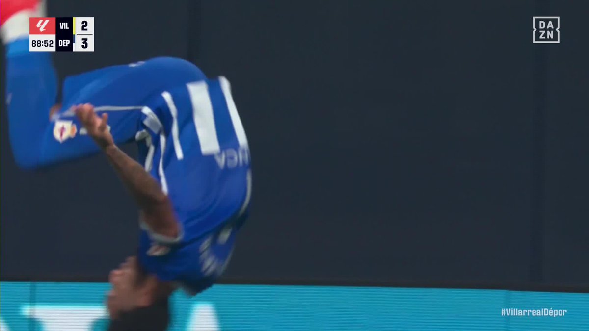 チート級の加速力⚠️ 相手のパスミスを見逃さず爆走ドリブル オーバメヤンが驚異の4戦連続ゴール 🇪🇸ラ・リーガ 第4節 🆚ビジャレアル×デポルティーボ #ラリーガ #だったらDAZN