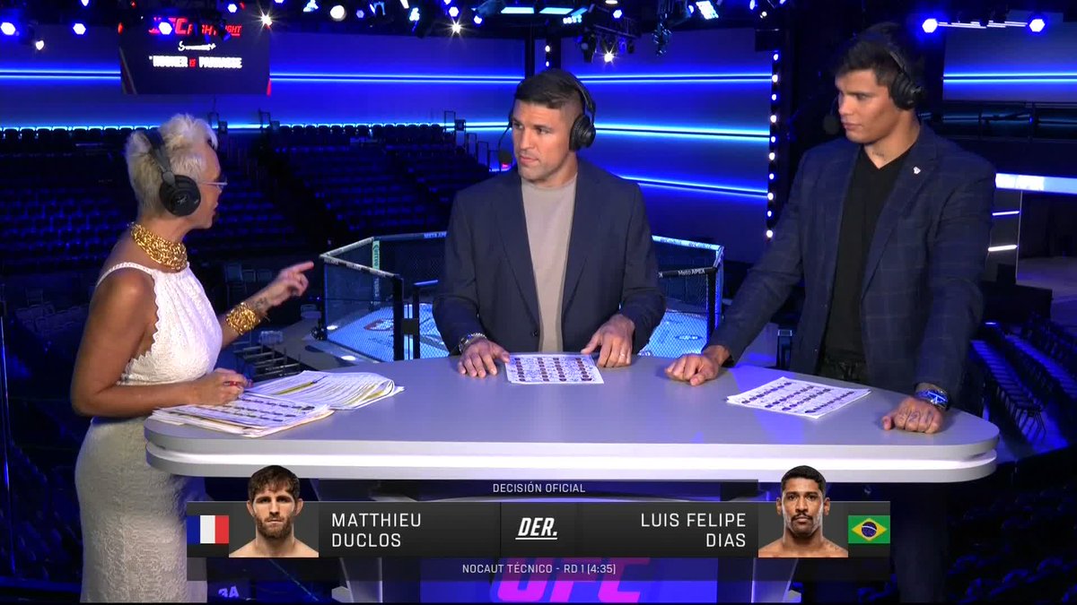 ⚠️ Contragolpe perfecto del francés Matthieu Duclos para noquear a Luis Dias en el primer round ⚠️ #UFCParís | Ver en vivo por Paramount+ Deportes