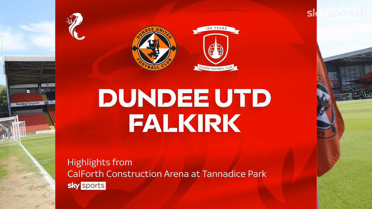⏰ Michael Forbes’ LATE goal rescued a point for Dundee United against Falkirk ⤵️