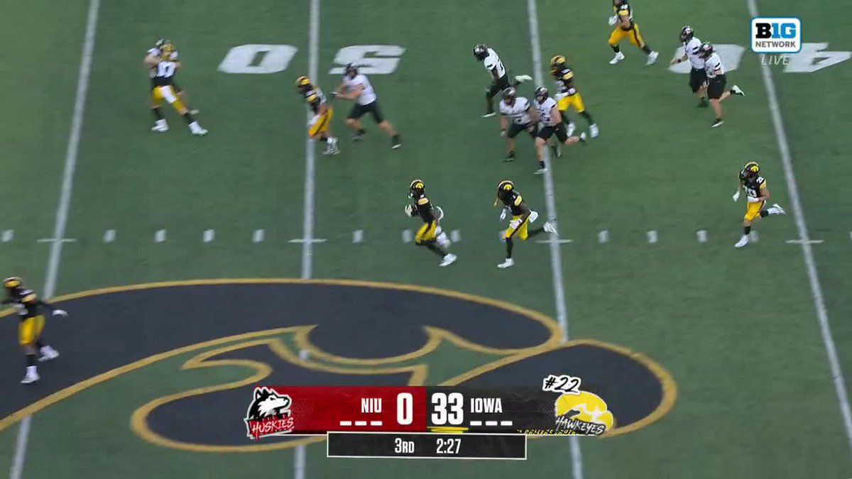 Evan James to the house 💨 📺: Big Ten Network