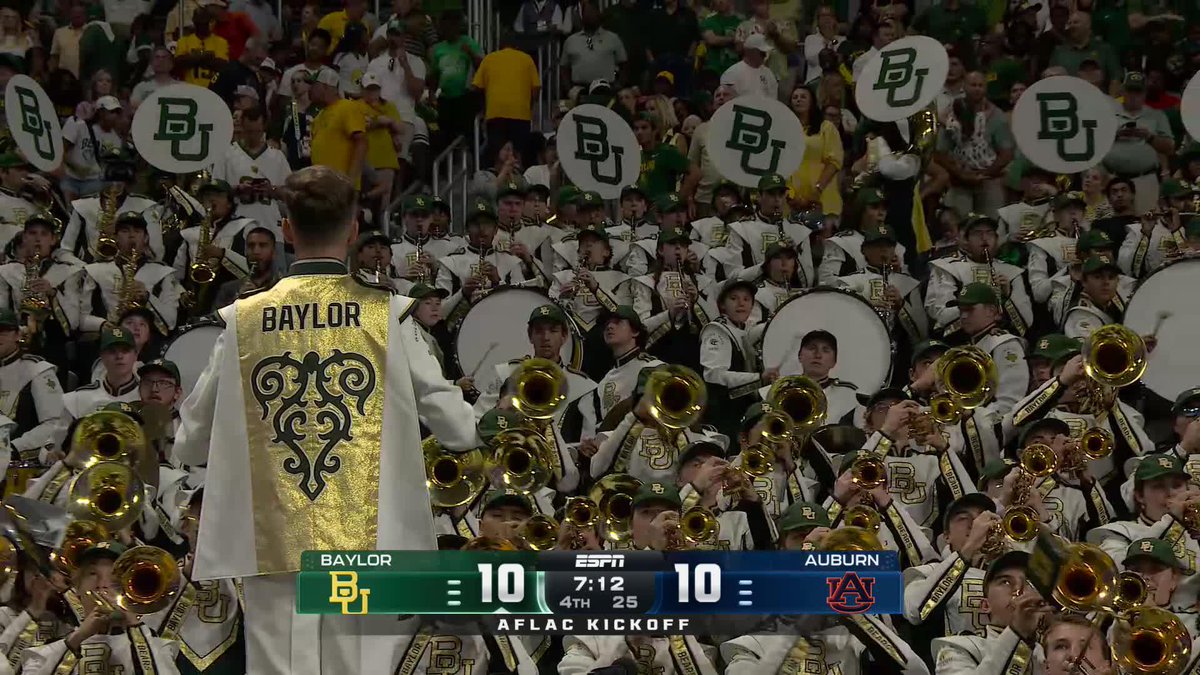 All. Tied. Up. Watch the finish for Baylor-Auburn on ABC, Disney+ and the ESPN App!