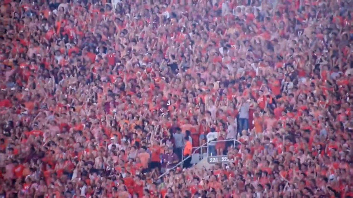 LANE STADIUM. ENTER SANDMAN. IT DOESN'T GET ANY BETTER THAN THIS. #LetsGoHokies