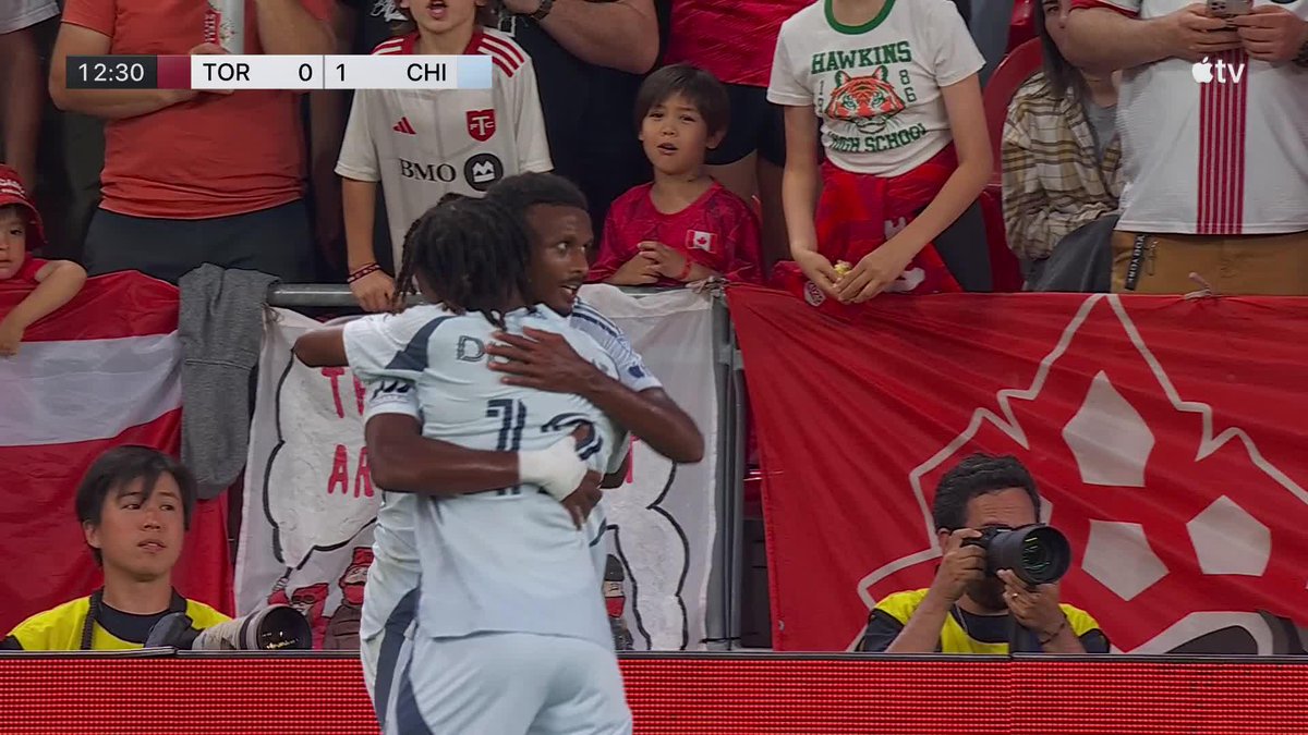 Maren Haile-Selassie drills it into the bottom corner! Chicago Fire FC take an early lead. 👀 📺 Apple TV: