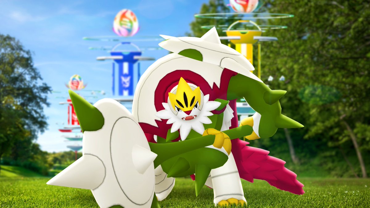 Mega Chesnaught has made its Pokémon GO debut during #PokemonGOFest2026: Mega Finale! 🌿💥