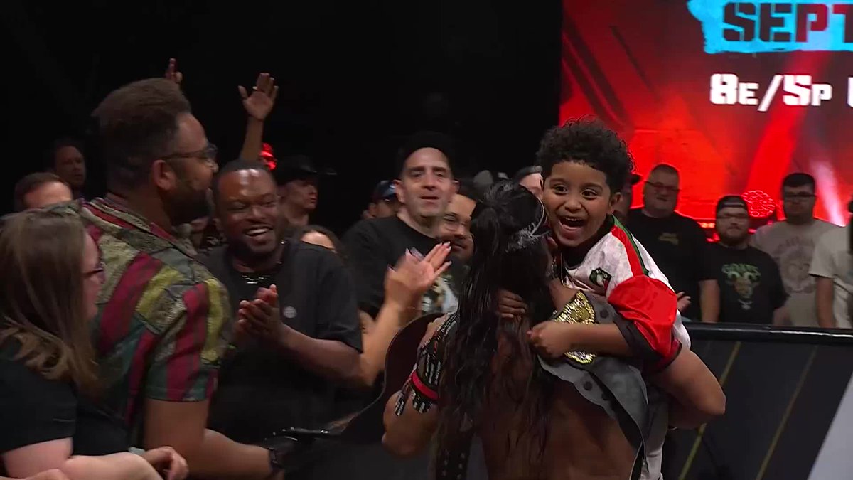 ROH World Champion @BandidoWrestler is for the children! Watch #AEWCollision on TNT & HBO Max