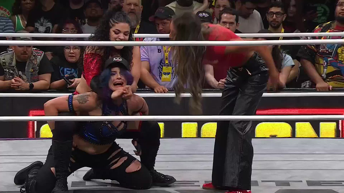 Persephone and Dr. Britt Baker, D.M.D. weren’t finished after the bell, but maya world and @ThunderRosa22 are here! Watch #AEWCollision on TNT & HBO Max