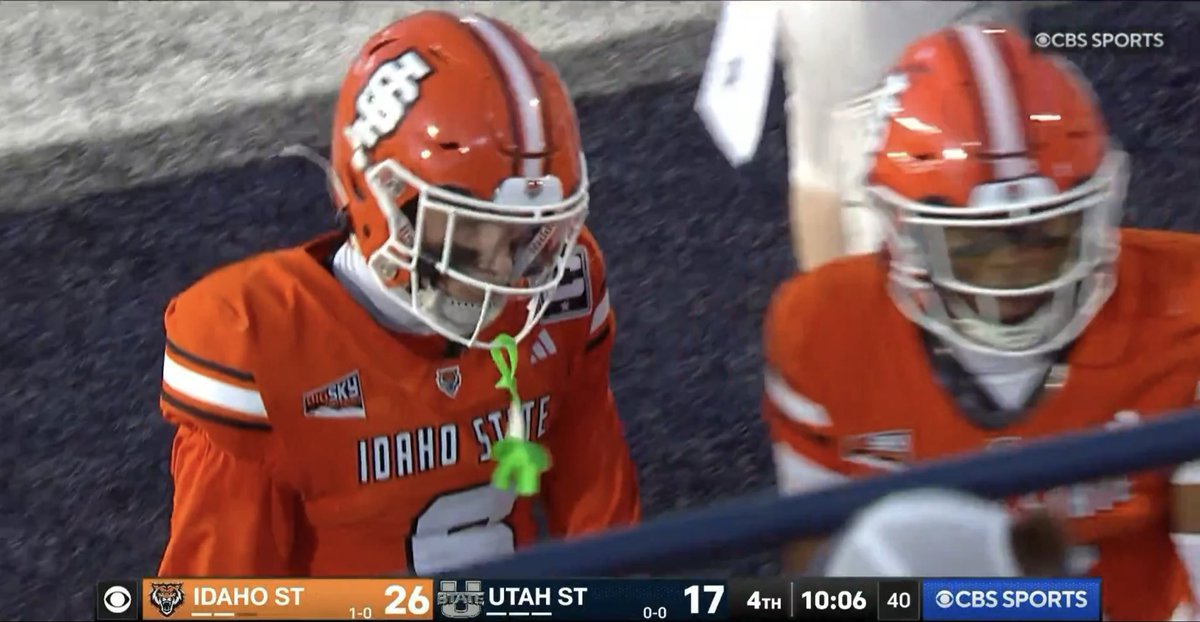 ANOTHER INT 💪 Idaho State gets another takeaway off Utah State