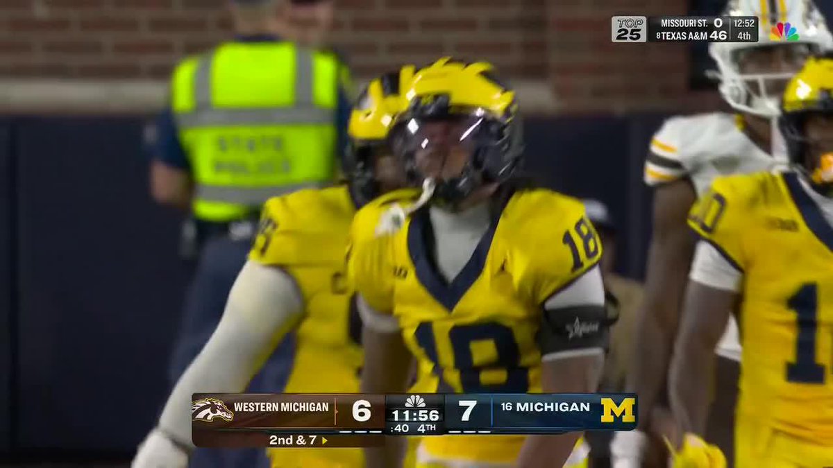 This Wolverines defense is tough 💪 Michigan Football Watch on NBC