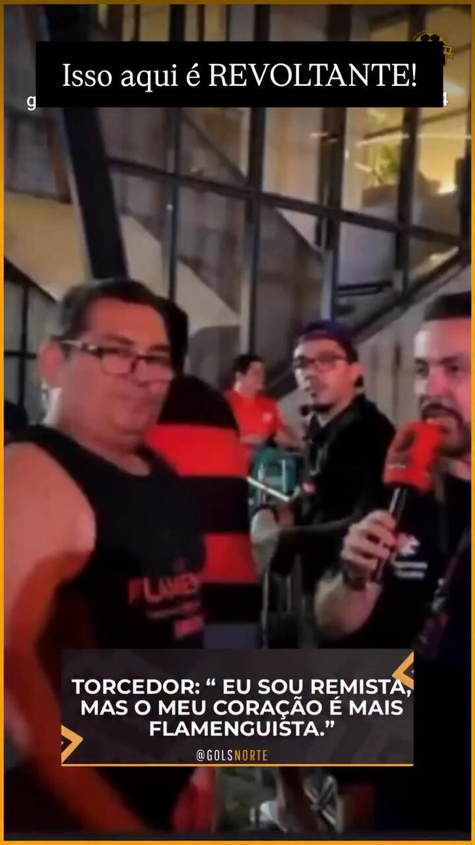 E a declaração desse torcedor...