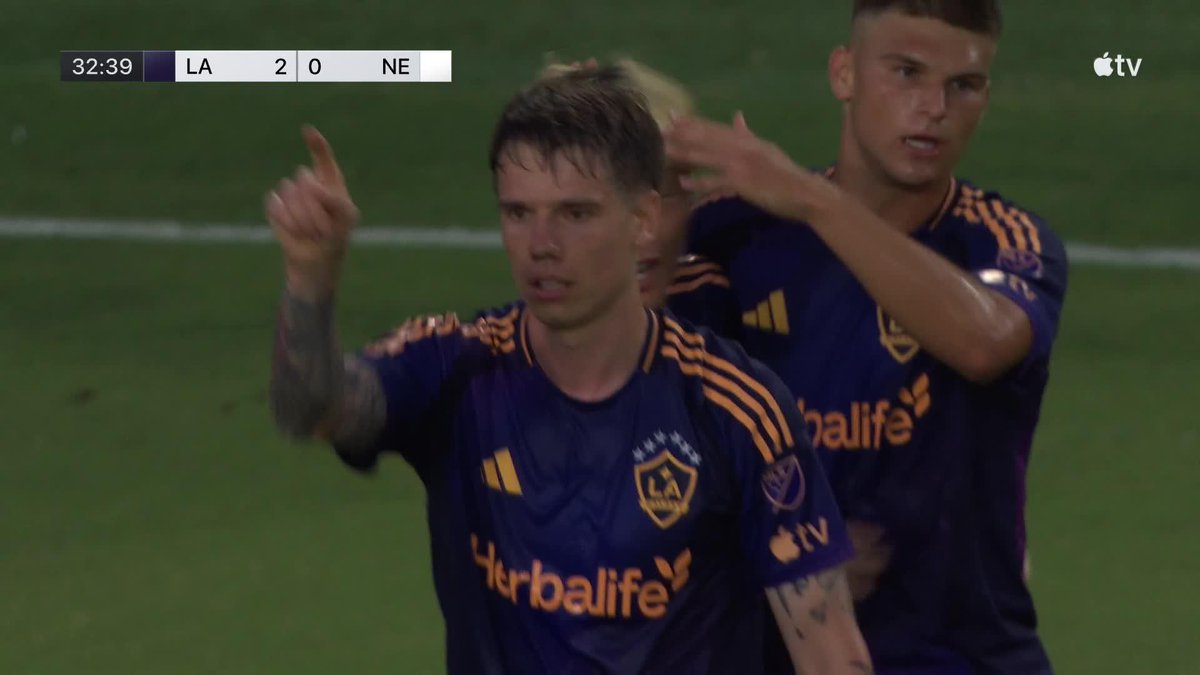 Robert Taylor with the finish and the LA Galaxy are rolling