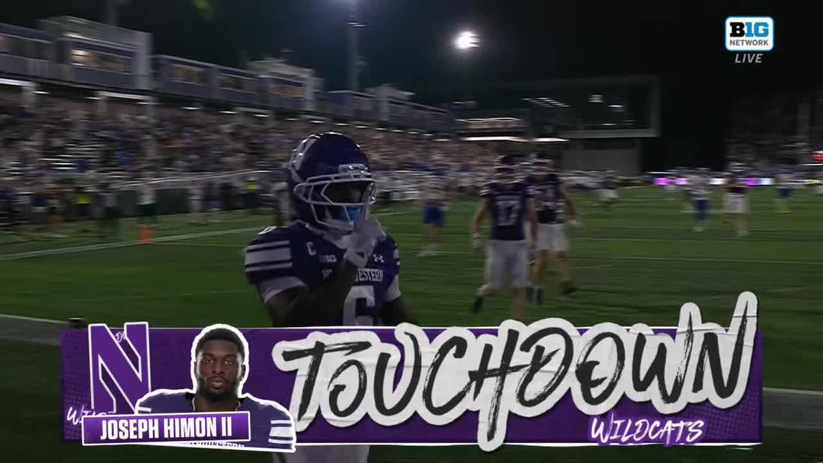 JOE HIMON WITH THE 80-YARD HOUSE CALL 🏡 📺 Big Ten Network