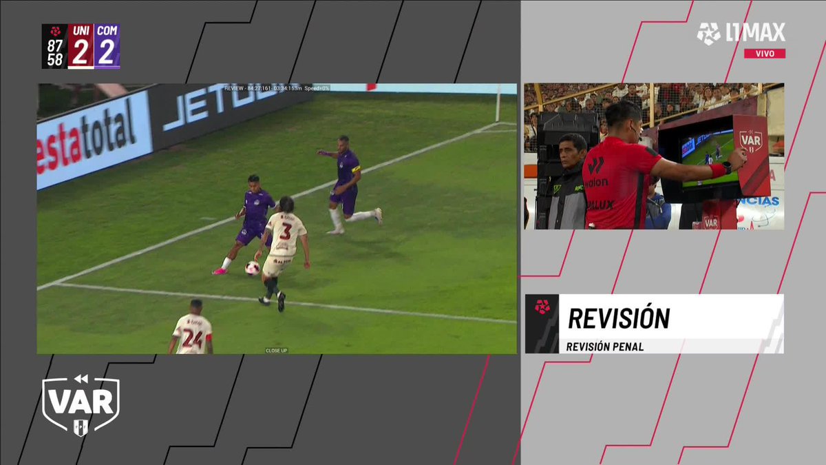 🖥️ EL VAR LLAMA A MICHAEL ESPINOZA Y DEJÓ MUCHA TENSIÓN POR UN POSIBLE PENAL #Universitario 2-2 #ComerciantesUnidos 📺 Conoce cómo ver L1MAX en vivo 👉 #L1MAX #TorneoClausuraXL1MAX