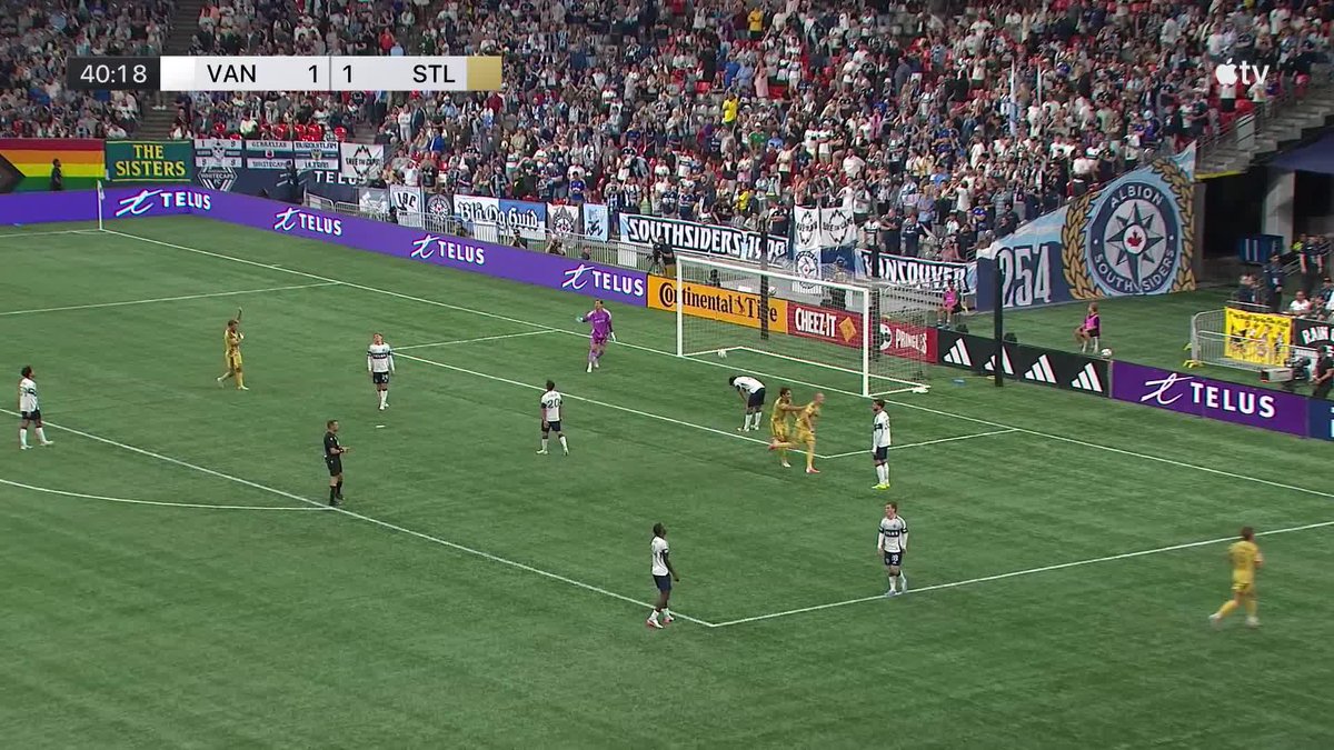 Tomas Totland finishes off a beautiful St Louis CITY SC team move to take the lead. 👀