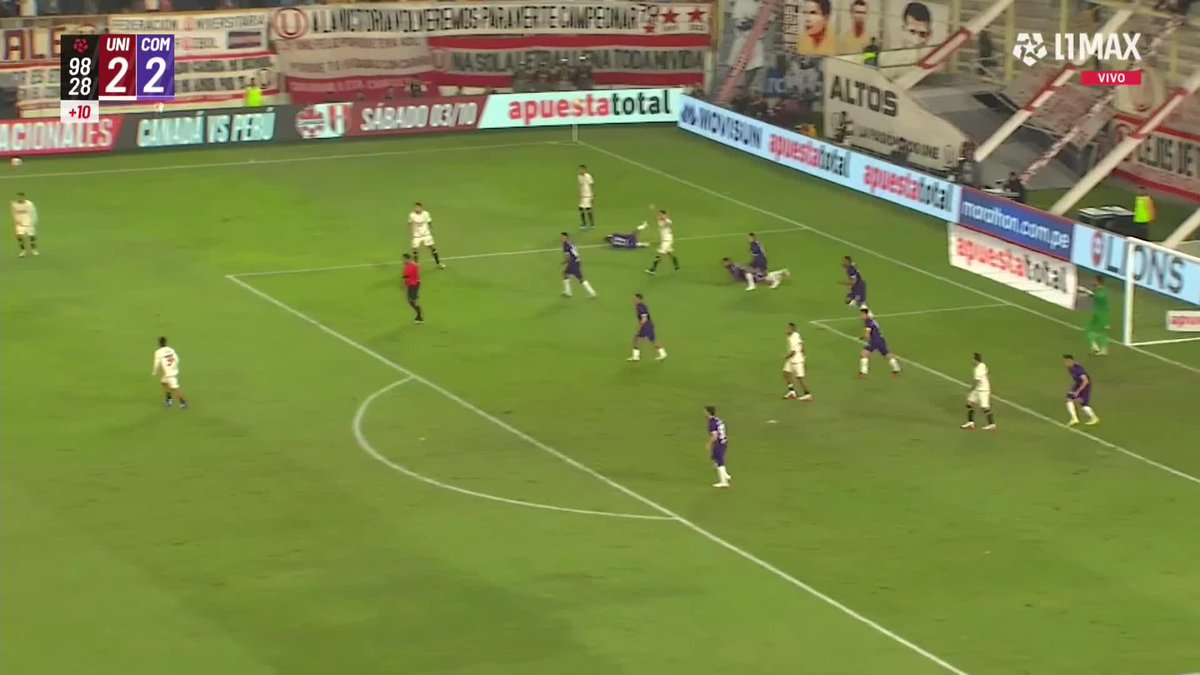 👀 GRAN REMATE DE LA U QUE PUDO TERMINAR EN GOL #Universitario 2-2 #ComerciantesUnidos 📺 Conoce cómo ver L1MAX en vivo 👉 #L1MAX #TorneoClausuraXL1MAX