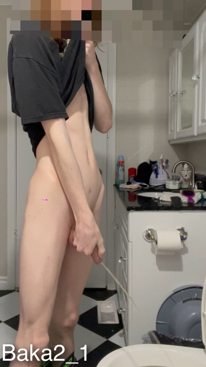 CW: PEE STUFF!!!! EVEN MORE femboy pissing, since so many freaks have asked for it! uwu (dms open!) #trap #femboy #sissy #cd #gay #pee #pissboy