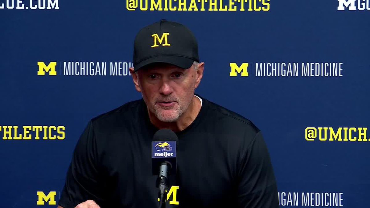 "The bottom line is we're 1-0, but the reality is we have got a lot to fix, a lot of things to address." Kyle Whittingham reflects on No. 16 Michigan's walk-off win over Western Michigan 👇