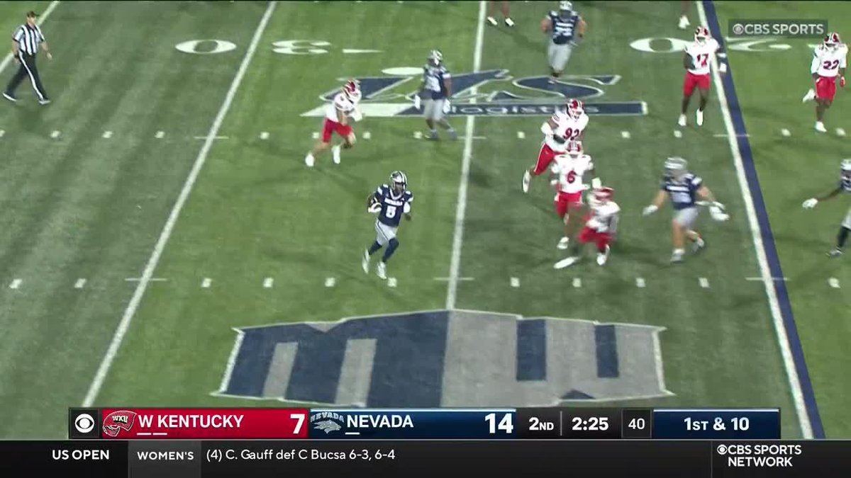 Reverse pitch for the score! The Wolf Pack are running wild right now.