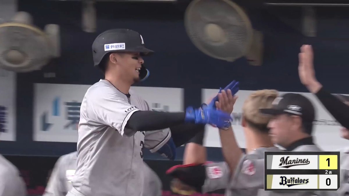 レフトへ先制の一発💪 千葉ロッテ 井上広大 選手の第4号ソロホームラン🌈