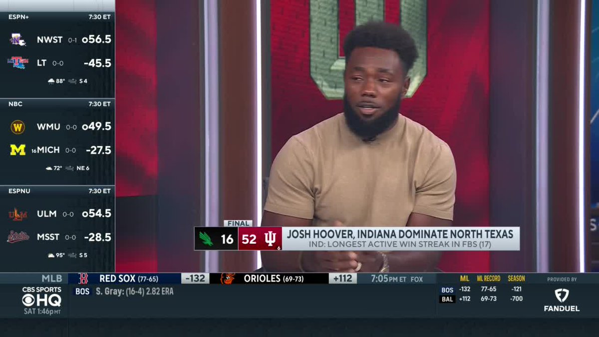 "That is how you win over a locker room." Danny Kanell was beyond impressed by Josh Hoover.