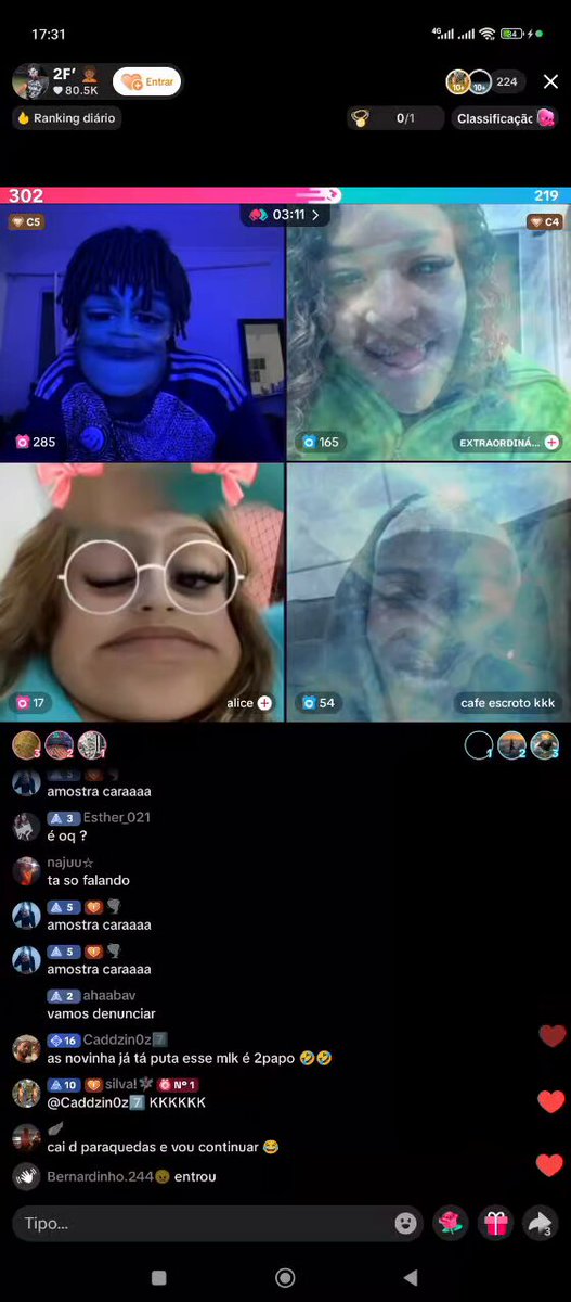 Mostrando FT da pika do meu amigo na Liv tik tok