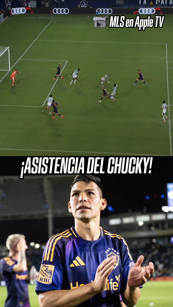 ¡EL CHUCKY LOZANOOO! 🎶 Hirving Lozano dio una asistencia en la victoria del LA Galaxy. 📹 MLS en Apple TV