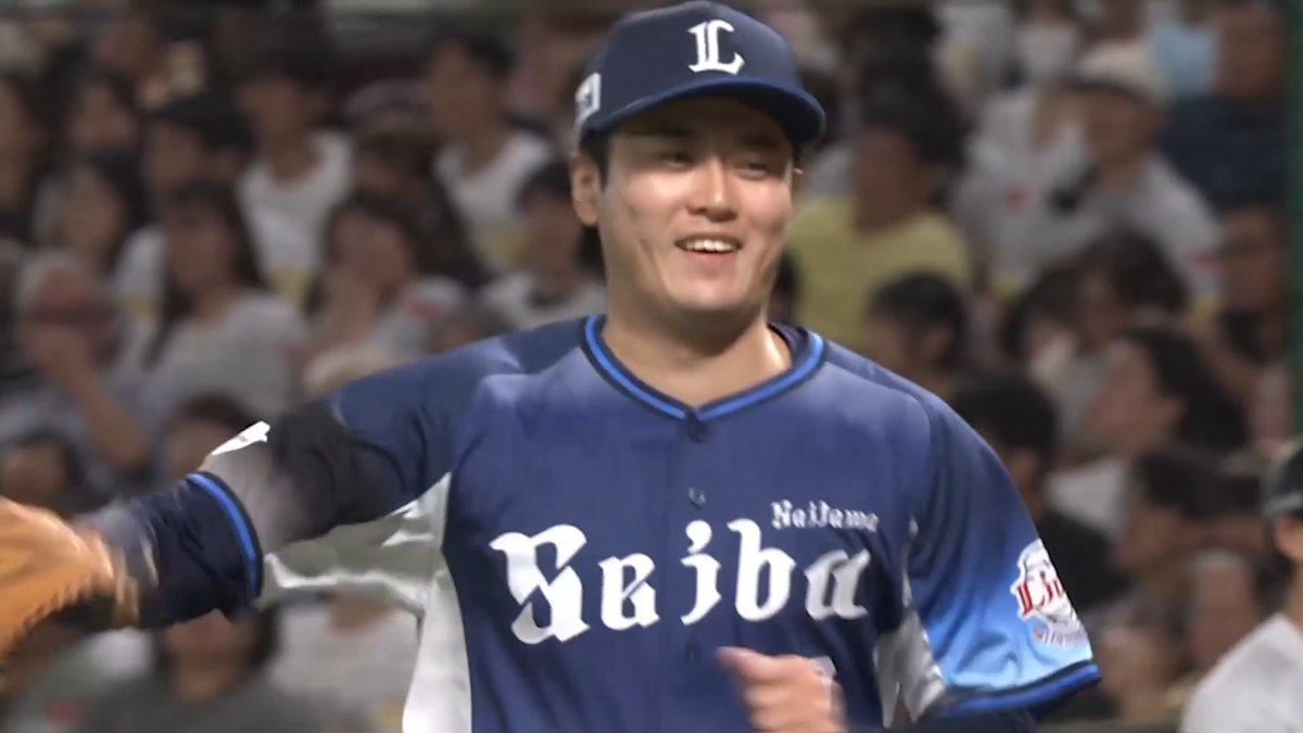 3番手の #佐藤隼輔 投手が好リリーフ！ ピンチの場面をわずか1球で抑え、流れを渡しません！ #seibulions #打破