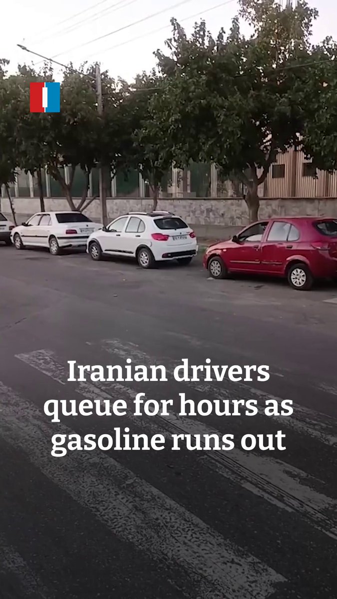 Motorists waited in a long line at a gas station in Iran from 1 a.m. until 5 a.m., only to be told it had run out of gasoline, according to a driver who sent the video to Iran International.