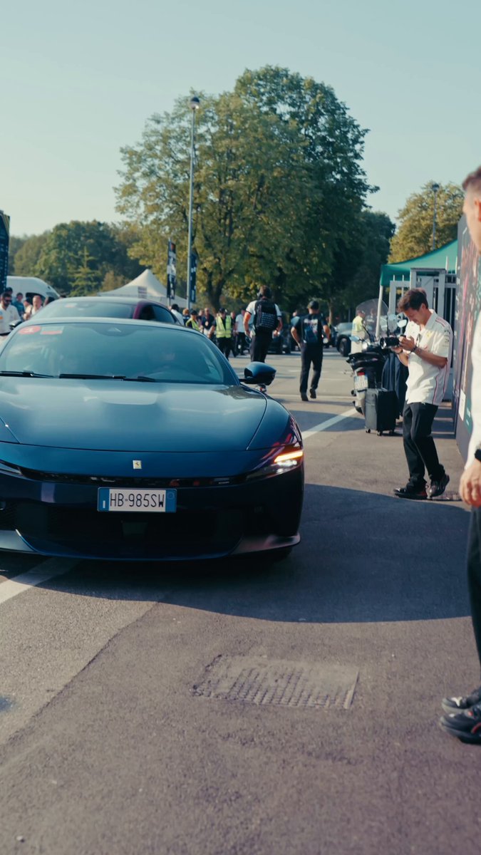 Race Day arrivals in Monza 🇮🇹 👌