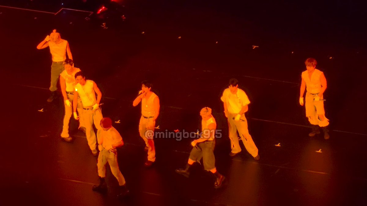 I love birds’ eye views of choreo like these bc you can see the distance some of the members cover and the way they seamlessly get into position; it’s fun following one member at a time in a clip like this