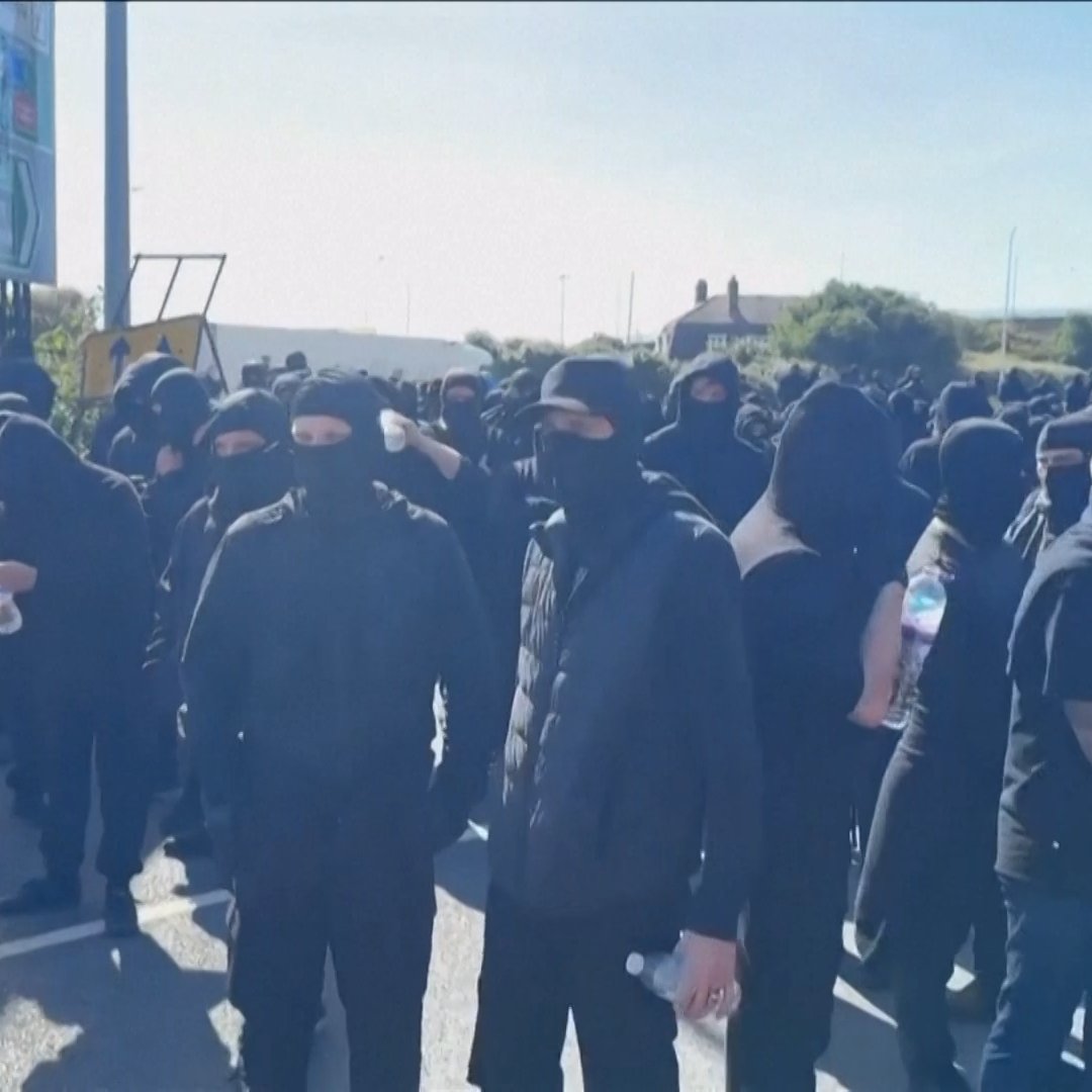 ‘What are you saying other than “stop the boats”?’ Dr Victor Olisa, former Met police chief superintendent, found the masked protests in Dover ‘disgusting.’