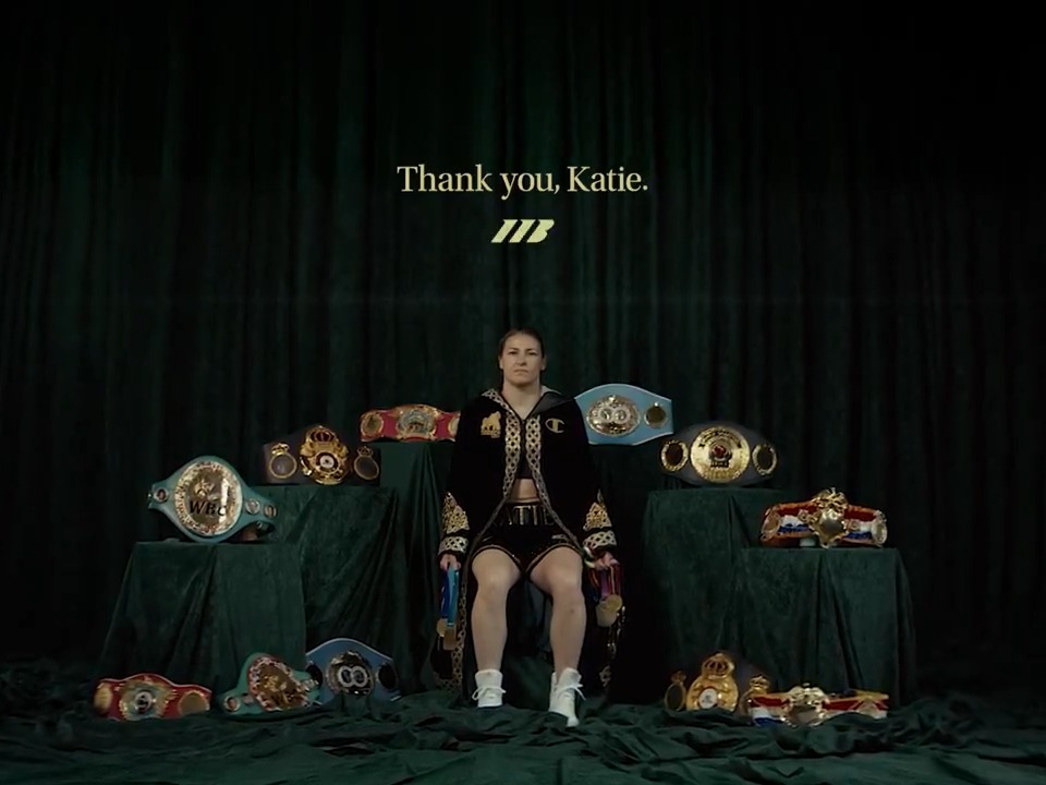 Just a girl from Bray with a dream. Thank you for the memories, Katie Taylor 💫 Legend 👏