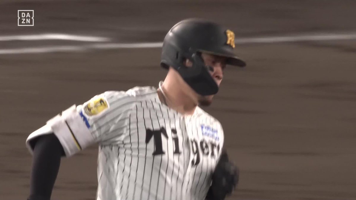 三冠ロードを突き進む 真芯じゃなくてもフェンスオーバー 佐藤輝明 第35号ソロホームラン ⚾️阪神×DeNA #阪神タイガース #だったらDAZN