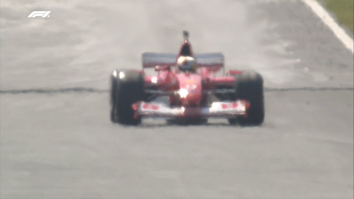 Extra special ❤️ Watch Seb complete a full lap of Monza in Michael Schumacher's legendary F2002 car #F1 #ItalianGP Scuderia Ferrari HP