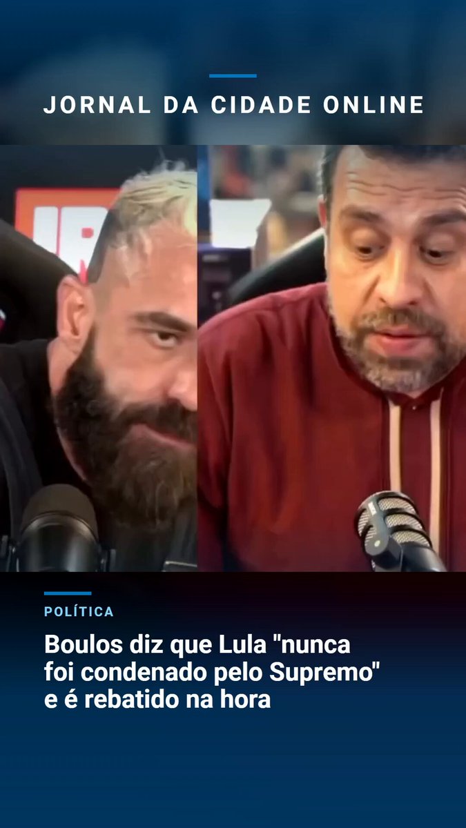 Boulos diz que Lula “nunca foi condenado pelo Supremo” e é rebatido na hora