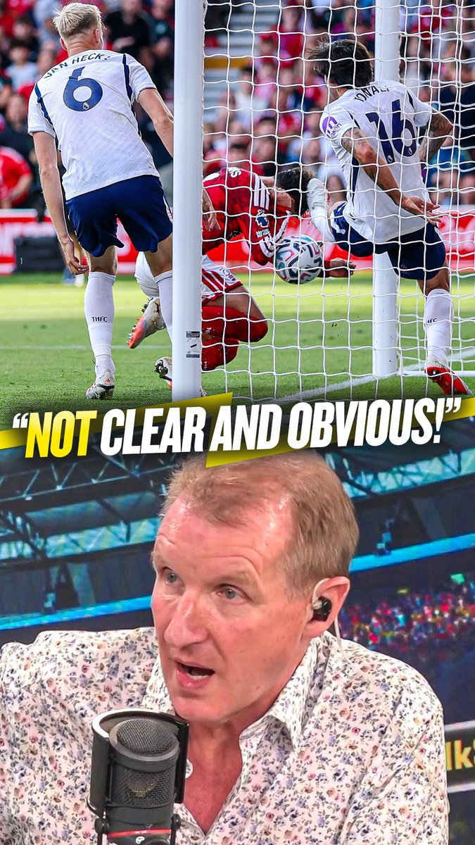 😬 "It's not clear and obvious." 😡 "I'm simply not buying it." Henry Winter and Shaun Custis react to Neco Williams' disallowed goal for Nottingham Forest against Spurs.