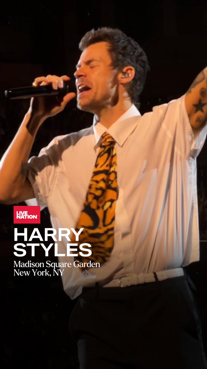 .Harry Styles. sent MSG into orbit with “Satellite” on Night 6 of his 30-night residency 🛰️