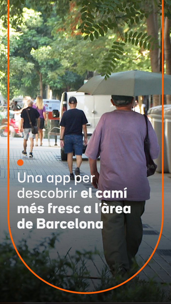 “No tenim prou ombres." Quin és el camí més fresc per anar a peu per Barcelona o l'àrea metropolitana? Una nova aplicació de l'Àrea Metropolitana de Barcelona indica el camí més fresc i amable per anar d'un lloc a un altre