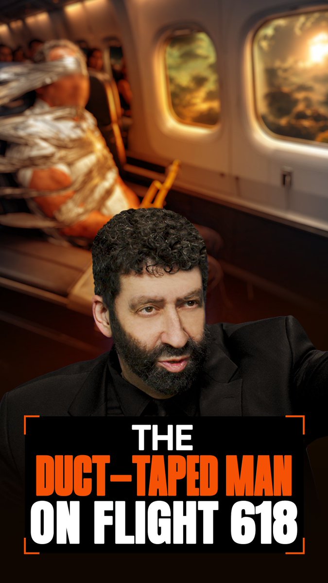 The Duct-Taped Man on Flight 618. It's in the news all over the world. Stay tuned - the video is coming out tomorrow on Labor Day. #jonathancahn #jonathancahnlatest