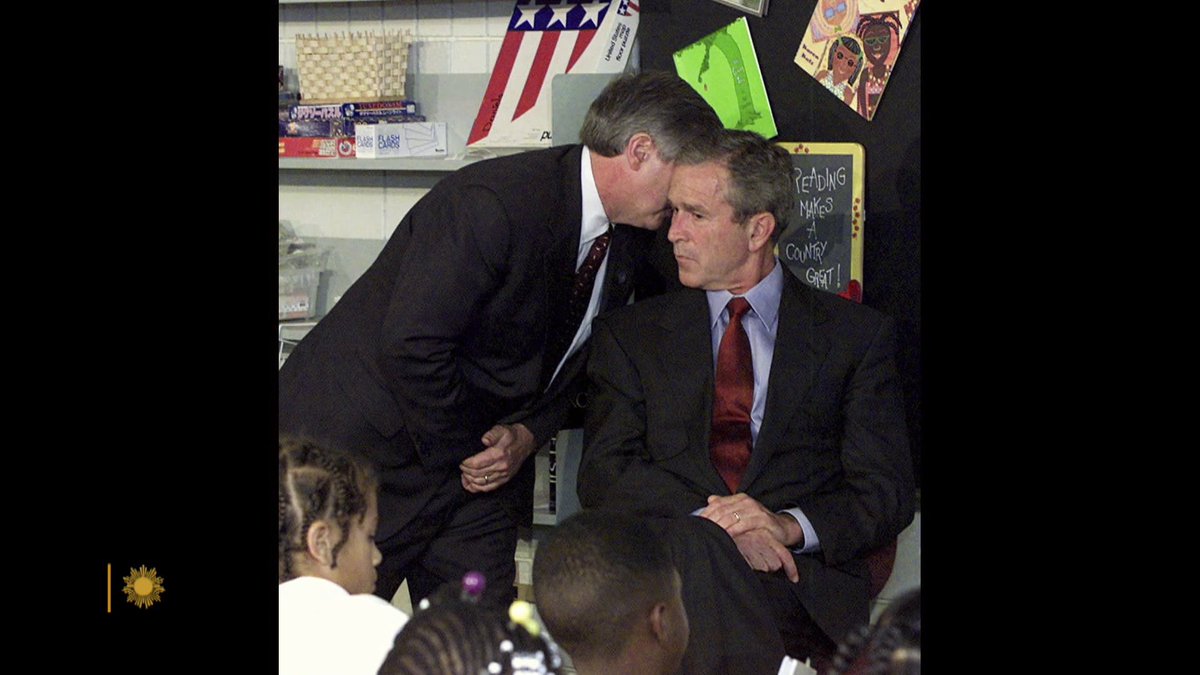 On the morning of September 11, 2001, President George W. Bush was visiting an elementary school classroom in Sarasota, Fla., when his chief of staff, Andrew Card, informed him that America was under attack. Card revisits the Emma E. Booker Elementary School with Major Garrett, and talks about a singular moment, captured in an iconic photograph.