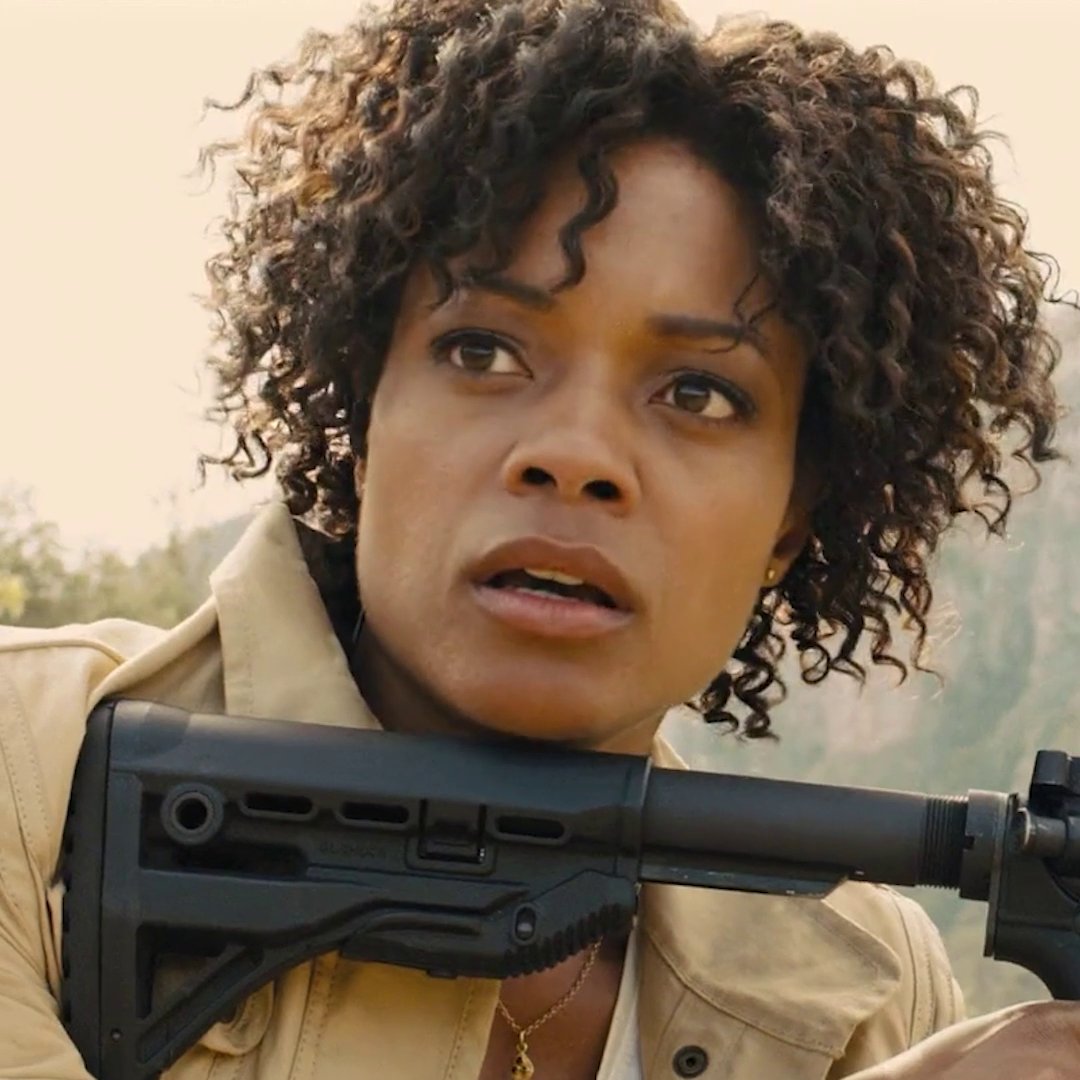 Celebrating Naomie Harris the old-fashioned way in her role as Eve Moneypenny on her birthday today.