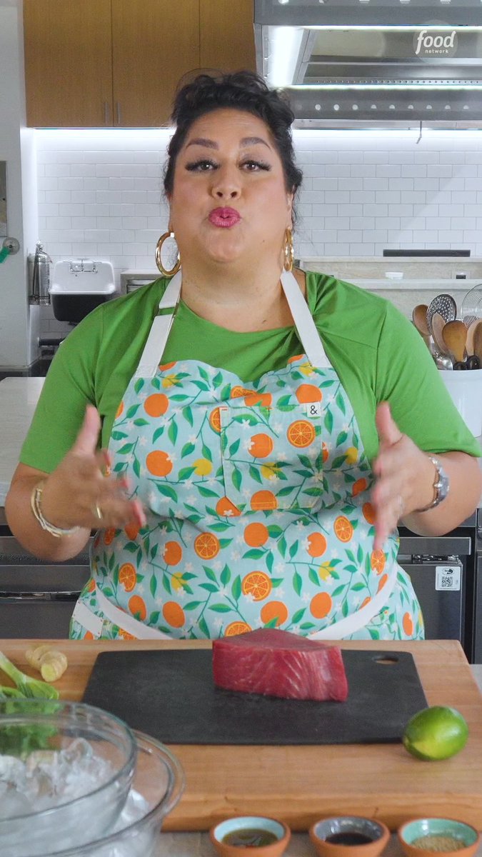 The tuna tartare of your LIFE 👏 Ayesha Nurdjaja's redemption dish using avocado and tuna would win over any judge! Watch Ayesha compete on #BobbysTripleThreat Tuesday at 8|7c.